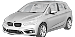 BMW F45 P00B4 Fault Code